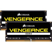 Corsair Vengeance 8GB DDR4-2400 módulo de memoria 2 x 4 GB 2400 MHz, Memoria RAM negro, 8 GB, 2 x 4 GB, DDR4, 2400 MHz, 260-pin SO-DIMM