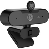 DICOTA Webcam PRO Plus 4K negro