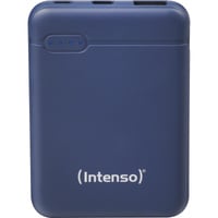 Intenso XS5000 Polímero de litio 5000 mAh Azul, Banco de potencia azul, 5000 mAh, Polímero de litio, Azul