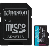 Kingston SDCG4/512GB, Tarjeta de memoria negro