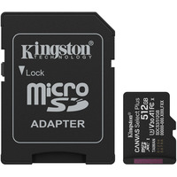 Kingston SDCS3/512GB, Tarjeta de memoria negro
