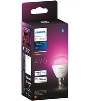 Philips Hue White & Color Ambiance E14 - Smarte Lampe Tropfenform - 470, Lámpara LED 