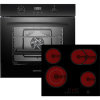Respekta AB700-33, Juego para horno negro