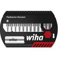 Wiha Juego de puntas FlipSelector Standard, hexagonal, Conjuntos de bits negro/Rojo