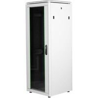 Digitus Armario de red de la serie Unique - 600 x 600 mm (an. x pr.), Armario IT gris claro, Rack o bastidor independiente, 800 kg, Gris