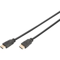 Digitus Cable de conexión HDMI Premium High Speed, con Ethernet, UHD 4K negro