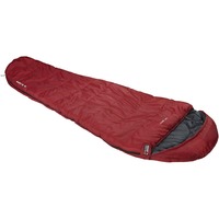 High Peak TR 300, Saco de dormir rojo oscuro/Gris