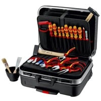 KNIPEX Maletín de herramientas "BIG Basic Move" eléctrico, 24 piezas, Kit de herramientas negro