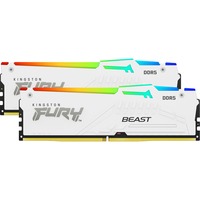 Kingston FURY DIMM 32 GB DDR5-6000 (2x 16 GB) Dual-Kit, Memoria RAM blanco