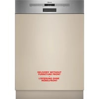 Neff S145EVS04E lavavajillas Completamente integrado 14 cubiertos acero fino cepillado, Completamente integrado, Tamaño completo (60 cm), Acero pulido, Acero inoxidable, 14 cubiertos, B