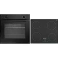 Respekta 15110000000726, Juego de cocina negro (mate)