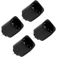 Shelly Plug M Gen3, Toma de corriente con interruptor negro