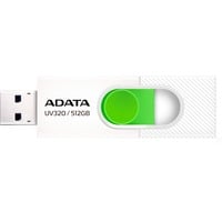 ADATA AUV320-512G-RWHGN, Lápiz USB blanco/Verde