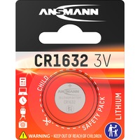 Ansmann 1516-0004 pila doméstica Batería de un solo uso CR1632 Litio Batería de un solo uso, CR1632, Litio, 3 V, 1 pieza(s), 120 mAh
