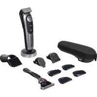 Braun Serie 9 Recortadora de Barba BT9440, Cortapelo para barba cromado/Negro