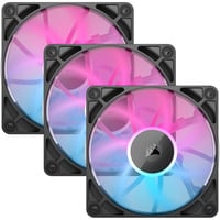 Corsair iCUE LINK RX120 RGB Triple Reacondicionado, Ventilador negro