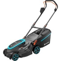 GARDENA Cortacésped a batería PowerMax 37/36V P4A solo, 36Voltios (2x18V) negro/Gris