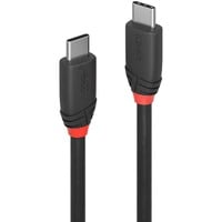 Lindy 36905 cable USB USB 3.2 Gen 1 (3.1 Gen 1) 0,5 m USB C 10 Gbit/s Negro negro, 0,5 m, USB C, USB C, USB 3.2 Gen 1 (3.1 Gen 1), 10 Gbit/s, Negro