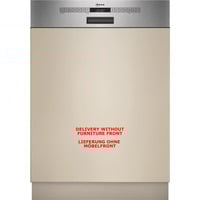 Neff S145EAS16E lavavajillas Semi integrado 13 cubiertos acero fino cepillado, Semi integrado, Tamaño completo (60 cm), Acero inoxidable, Botones, 1,75 m, 1,65 m