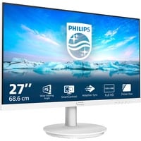 Philips V Line 271V8AW/00 pantalla para PC 68,6 cm (27") 1920 x 1080 Pixeles Full HD LCD Blanco, Monitor LED blanco, 68,6 cm (27"), 1920 x 1080 Pixeles, Full HD, LCD, 4 ms, Blanco