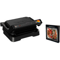 Tefal Optigrill 2in1 GC7728, Barbacoa de contacto negro