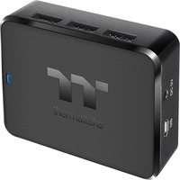 Thermaltake H200 Negro Hubs de interfaz, Hub USB negro, Negro, Plástico, 76,8 mm, 21,6 mm, 64,7 mm, 1 pieza(s)