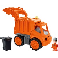 BIG Power-Worker Vehículos de juguete, Vehículo de juguete naranja/Gris, Set de pistas y camión de basura, 2 año(s), Naranja