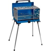 Campingaz 200 SGR Parrilla Mesa Gas Azul, Plata 5200 W azul/Plateado, 5200 W, Parrilla, Gas, 378 g/h, 53 x 29 mm, Mesa