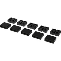Corsair iCUE LINK juego de conectores, 10 piezas, Enchufe negro
