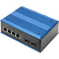 Digitus Industrial Gigabit Ethernet PoE 4+2 puertos, Interruptor/Conmutador 