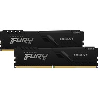 Kingston FURY FURY Beast módulo de memoria 64 GB 2 x 32 GB DDR4 3200 MHz, Memoria RAM negro, 64 GB, 2 x 32 GB, DDR4, 3200 MHz, 288-pin DIMM