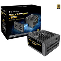 Thermaltake Dockpower FI 750W, Fuente de alimentación de PC negro