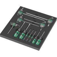 Wera Inserto de espuma juego de destornilladores hexagonales 1, 12 piezas negro/Gris
