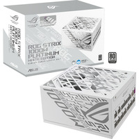 ASUS ROG Strix 1000W Platinum White Edition (ROG Equalizer), Fuente de alimentación de PC blanco