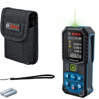 Bosch GLM 50-27 CG Professional Medidor láser de distancias Negro, Azul 50 m, Telémetro azul/Negro, Medidor láser de distancias, cm, pies, entrada, m, mm, Negro, Azul, Digital, IP65, 50 m