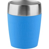 Emsa TRAVEL CUP tazón Azul, Termo azul/Acero fino, Sencillo, 0,2 L, Azul
