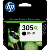 HP Cartucho de tinta Original 305XL de alta capacidad negro Alto rendimiento (XL), Tinta a base de pigmentos, 4 ml, 240 páginas, 1 pieza(s)