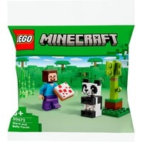 LEGO Steve y Panda Bebé, Juegos de construcción Juego de construcción, 6 año(s), Plástico, 35 pieza(s), 26 g