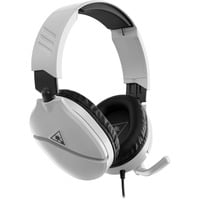 Turtle Beach Recon 70 Blanco Xbox Auriculares Multiplataforma para Juegos para Xbox Series X o S, Xbox One, PS5, PS4, PC y Mobile, Auriculares para gaming blanco, Xbox One, PS5, PS4, PC y Mobile, Alámbrico, Juego, 20 - 20000 Hz, 420 g, Auriculares, Blanco