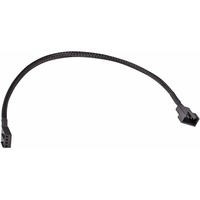 Alphacool Cable de extensión 4 pines a 4 pines, 30 cm, Cable alargador negro