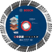 Bosch 2608900663 hoja de sierra circular 23 cm 1 pieza(s) Diamante policristalino (PCD, Polycrystalline diamond), Concreto, Piedra, 23 cm, 2,22 cm, 5500 RPM, Bosch
