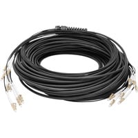 Digitus Cable de ruptura universal de fibra óptica, dúplex, conector LC/UPC, multimodo OM4 negro
