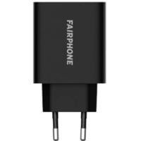 Fairphone Dual-port 30W Charger (EU), Cargador negro