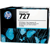 HP Cabezal de impresión DesignJet 727 HP DesignJet T920 Printer series, HP DesignJet T1500 Printer series, HP DesignJet T16-- Printer..., Inyección de tinta térmica, Negro mate, Foto negro, Cian, Magenta, Amarillo, Gris, B3P06A, Singapur, 173 mm