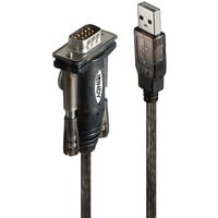 Lindy Convertidor USB a serie Lite negro
