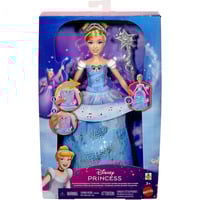 Mattel Disney Princesa muñeca de moda Cenicienta con vestido de baile encantador, Muñecos 