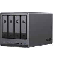 Ugreen NASync DXP4800 NAS Compacto N100 8 GB DDR5 0 TB UGOS Pro Negro NAS, Compacto, N100, 8 GB, DDR5, 0 TB