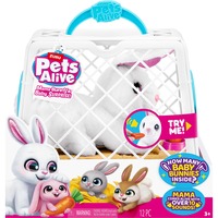 ZURU Pets Alive Mama Bunny Surprise, Peluches Pets Alive Mama Bunny Surprise, Conejo de juguete, 3 año(s), Interactivo, Sonoro, AAA, Pilas incluidas