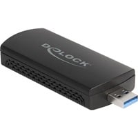 DeLOCK Adaptador USB WLAN Wi-Fi 6E de banda dual AX5400 (2 x 2402 + 574 Mbps) 