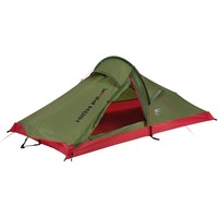 High Peak Tienda de arco único Siskin 2.0 LW, Tienda de campaña verde oliva/Rojo
